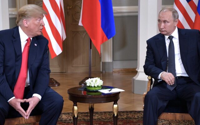 Donald Trump i Władimir Putin / Fot. Kremlin.ru, Wikimedia Commons