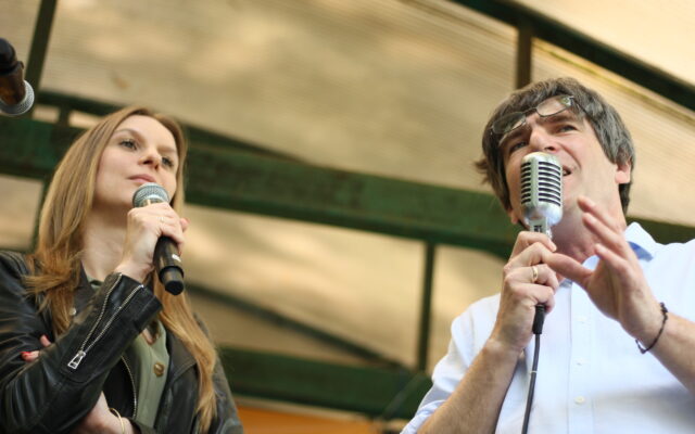 Krzysztof Skowroński i Magdalena Uchaniuk / Fot. Konrad Tomaszewski, Radio WNET