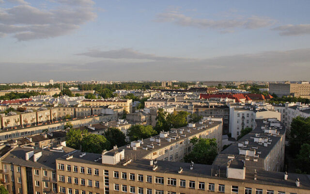 Warszawa Ochota - panorama/ Foto. Aga Viburno/CC BY-SA 3.0