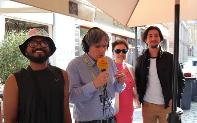 Poranek Wnet w Bratysławie / Fot. Piotr Bobołowicz, Radio Wnet