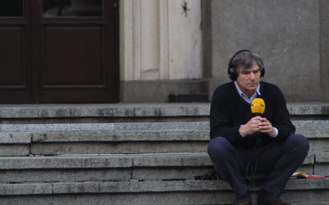 Krzysztof Skowroński w Sofii / Poranek Wnet / Fot. Piotr Bobołowicz, Radio Wnet