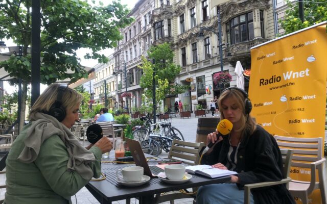 Joanna Podolska (po lewej) i Magdalena Uchaniuk, fot.: Małgorzata Kleszcz, Radio WNET