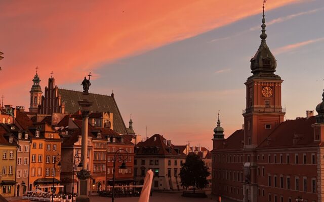 Widok z balkonu Radia Wnet, godz.: 7:00 | fot.: Krzysztof Skowroński, Radio Wnet