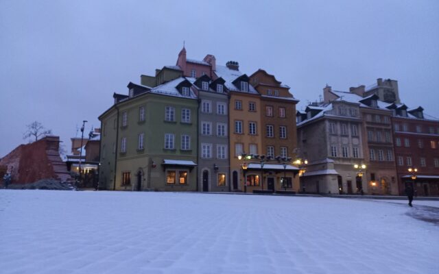 Plac Zamkowy, 24.11.2022 r., 7.00 | Fot.: Kamil Kowalik