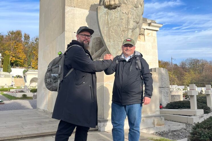 dr Jacek Magdoń, IPN i Artur Żak, fot. Mariana Nimyłowycz-Żak
