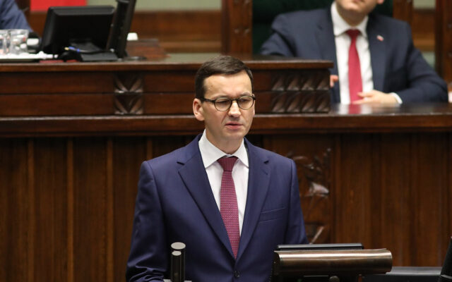 Exposé premiera Mateusza Morawieckiego w Sejmie RP. Fot. Kancelaria Sejmu / Rafał Zambrzycki (CC BY-SA 2.0)
