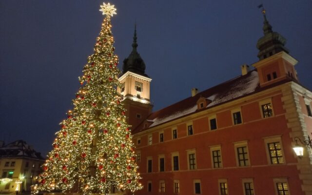 Zamek Królewski w Warszawie, 21.12.2022 r., 6.55 | fot.: Kamil Kowalik