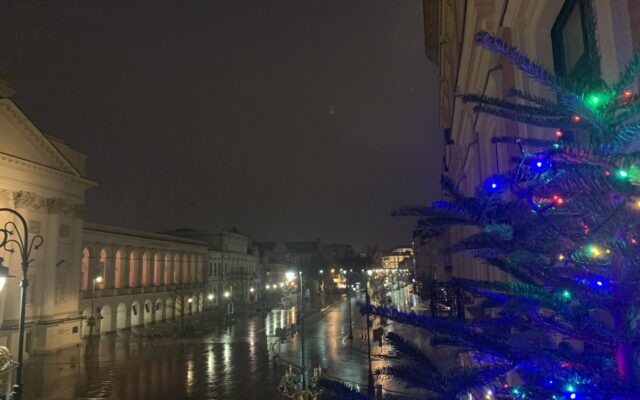 Widok z balkonu siedziby Radio Wnet | fot. Ksenia Parmanczuk