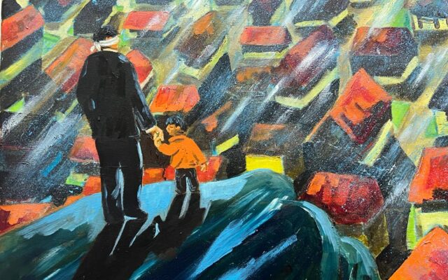 Obraz w Galerii siedziby Radia Wnet | fot. Krzysztof Skowroński