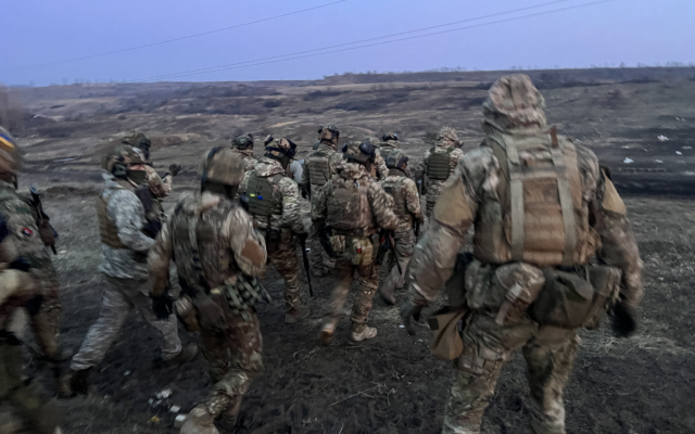 Ukraińscy żołnierze | fot. Paweł Bobołowicz