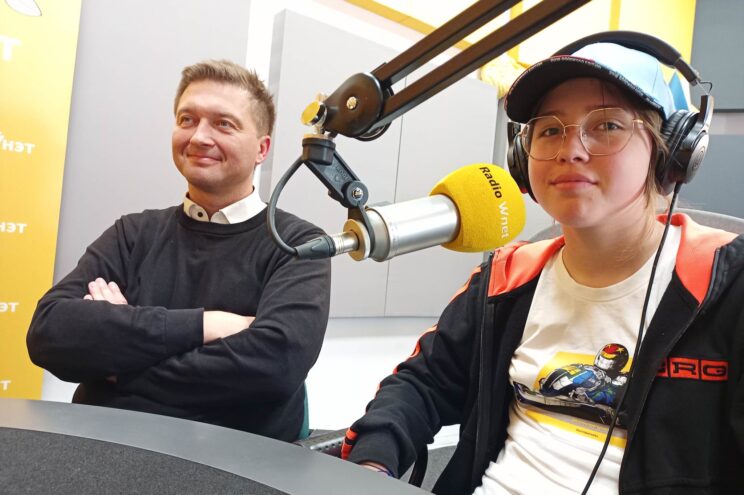 Klara Kowalczyk i Krzysztof Kowalczyk w Radiu Wnet, 11.04.2023 r. | fot.: Paweł Surynowicz