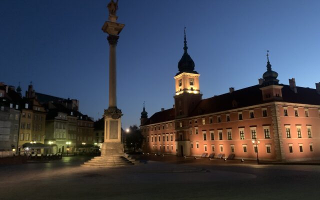 Plac Zamkowy, Warszawa 17.10.2023 r., fot. Ksenia Parmańczuk
