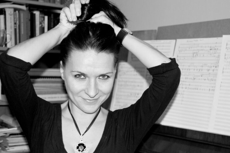 Konstancja Kochaniec w swojej pracowni. Fot. Marcin Bradke.