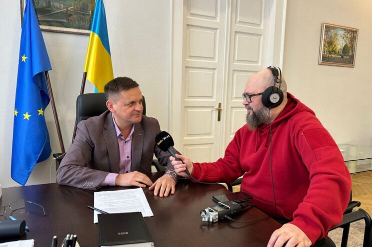 Mykoła Iszczuk, przewodniczący regionalnego Funduszu Mienia Państwowego Ukrainy obwodu lwowskiego, zakarpackiego i wołyńskiego | fot.: Fundusz Mienia Państwowego Ukrainy obwodu lwowskiego, zakarpackiego i wołyńskiego.