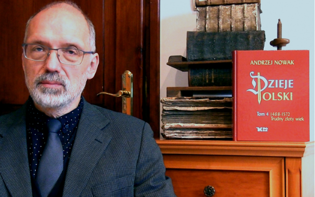 Prof. Andrzej Nowak z "Dziejami Polski" | Fot. Wikipedia