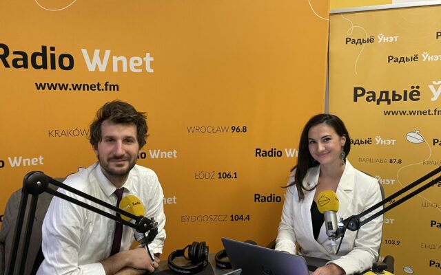 Łukasz Jankowski Jaśmina Nowak Studio Radia Wnet fot. Małgorzata Kleszcz