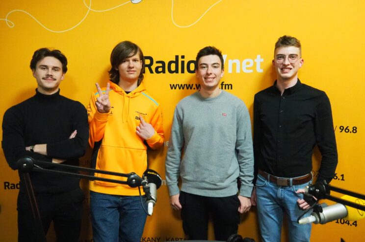 od lewej: Piotr Nałęcz, Adrian Kielan, Konrad Dąbrowski i Kamil Kowalik