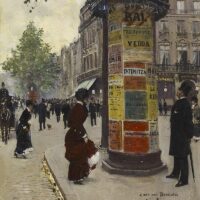 800px-Jean_Béraud_-_Paris_Kiosk_-_Walters_371055
