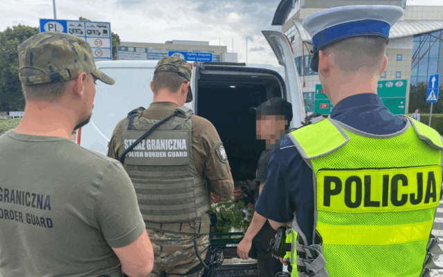 Straż Graniczna podczas kontroli l fot. SG