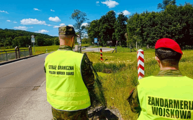 Granica Polski z Niemcami l fot. x.com/@Straz_Graniczna