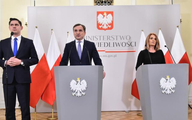 Marcin Sławecki, Zbigniew Ziobro, Agnieszka Welenc/ fot. gov.pl